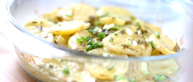 Картофель под сыром