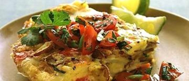 Мексиканский омлет с картофелем