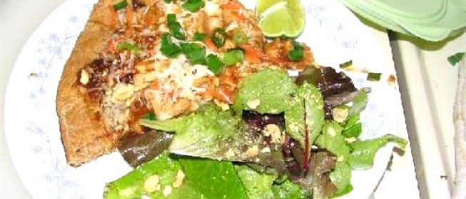 Тайская куриная пицца