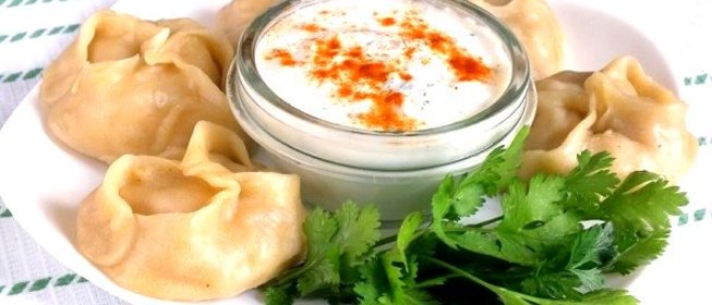 Манты с тыквой