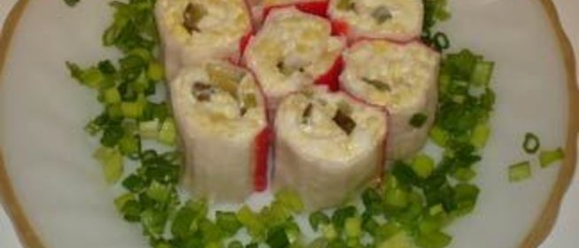 Легкая закуска в японском стиле