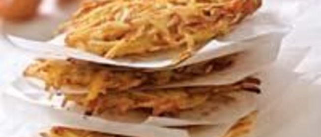 Картофельные оладьи с пастернаком