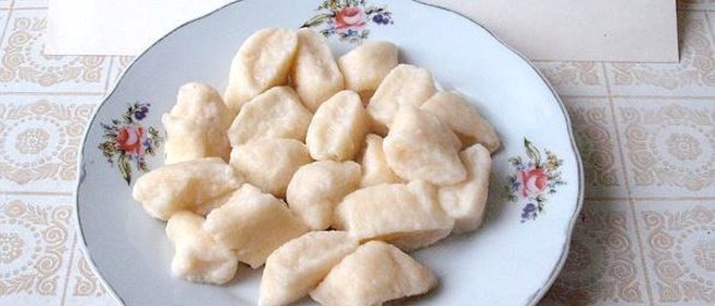 Ленивые вареники или творожные галушки