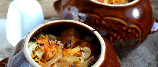 Свинина с картошкой в духовке