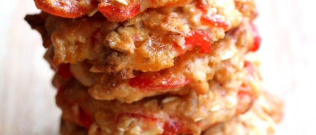 Овсяное печенье с сушеным кумкватом без сахара и муки