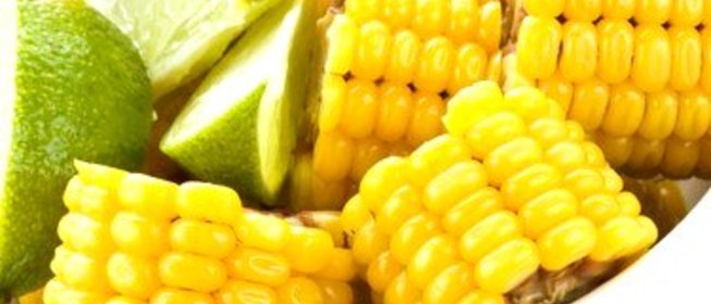 Початки кукурузы с лаймом и сливочным маслом