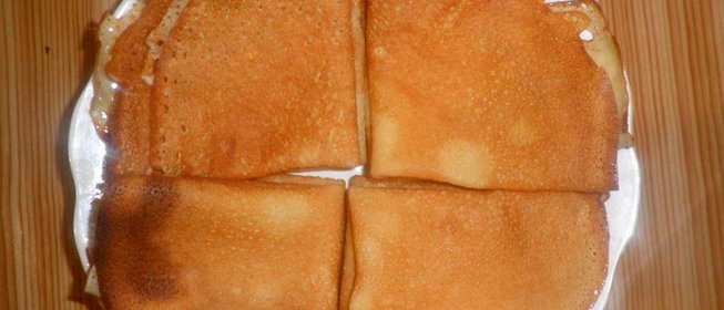 Блины на молоке