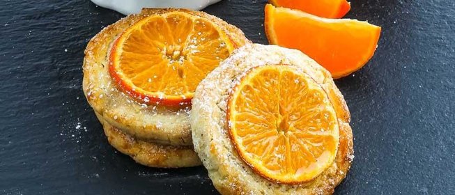 Печенье с клементинами