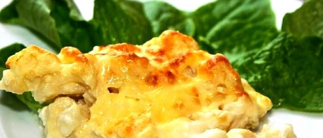 Цветная капуста под соусом