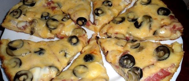 Пицца на сковороде