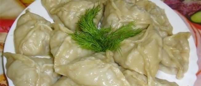 Манты с тыквой и мясом