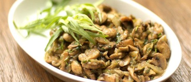 Грибы с тархуном