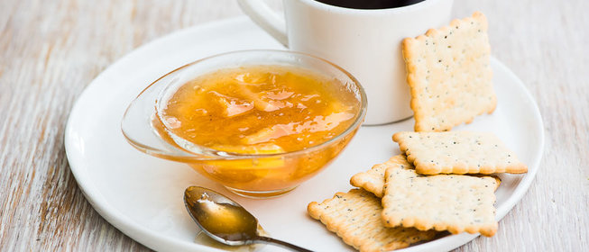 Виноградный джем с лимоном