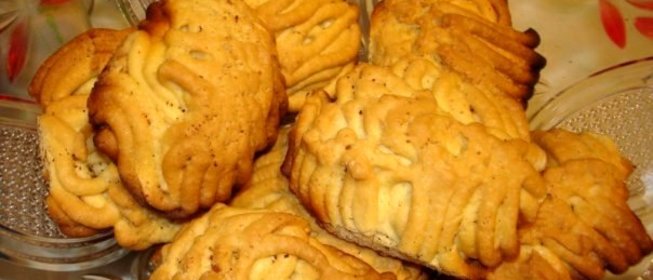 Печенье на майонезе через мясорубку