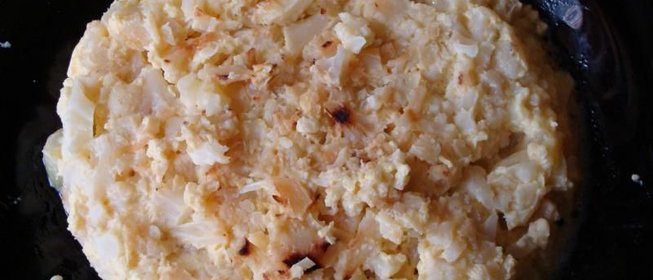 Запеканка из цветной капусты с сыром