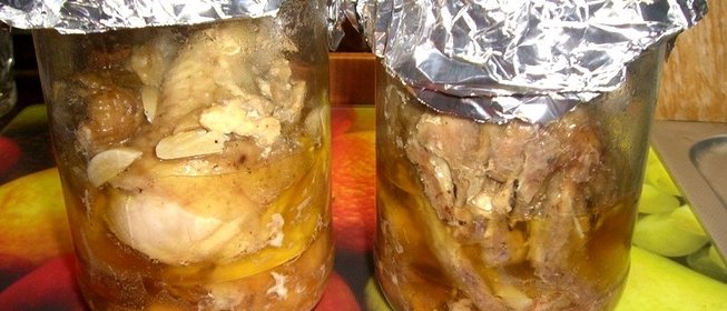 Домашняя тушенка из курицы
