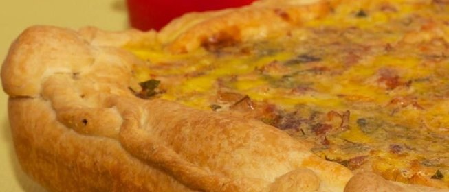 Мясная запеканка с картофелем и грибами