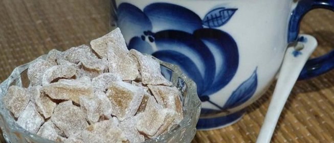 Цукаты из имбиря