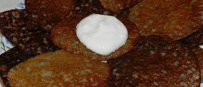 Заварные картофельные оладьи