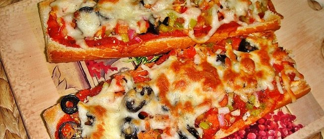 Пицца-багет