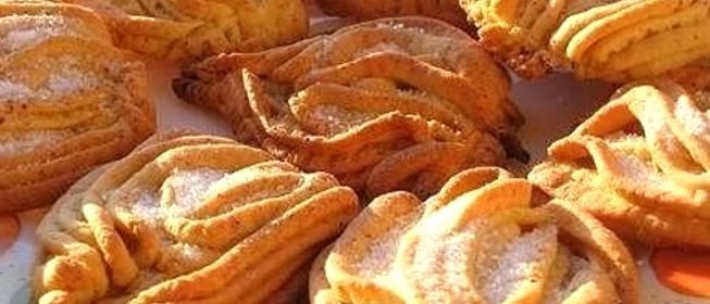 Печенье хризантема через мясорубку