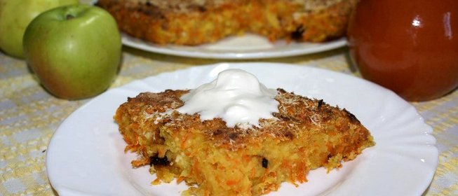 Творожно-тыквенная запеканка