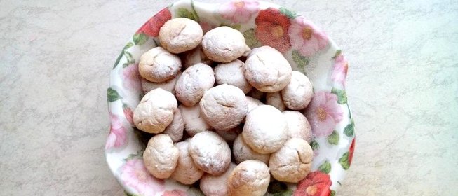 Творожное печенье с лимонным ароматом