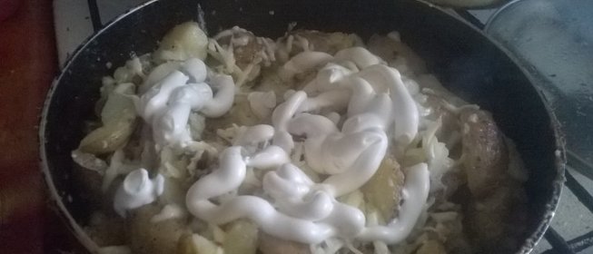 Картофель по деревенски с сыром