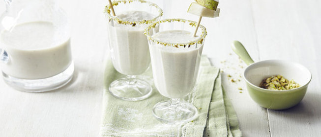 Молочно-фисташковый коктейль
