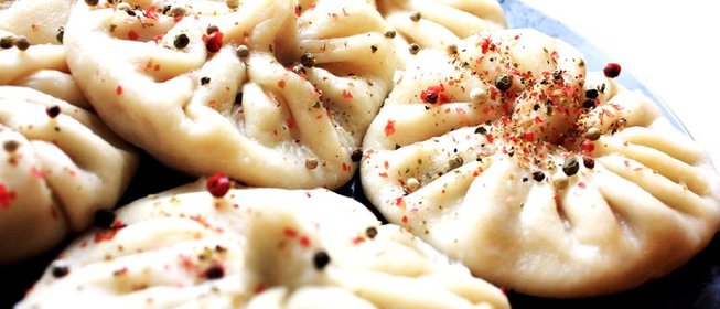 Хинкали с бараниной