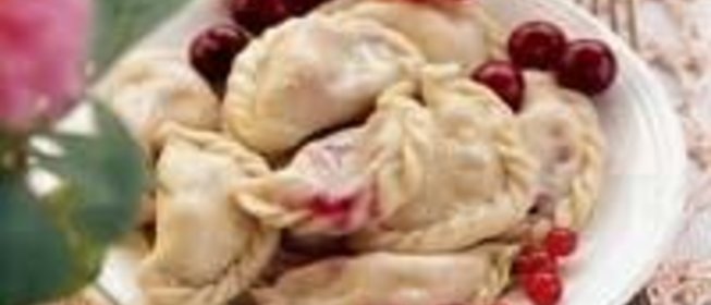 Вареники с черникой