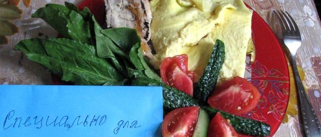 Пышный домашний омлет