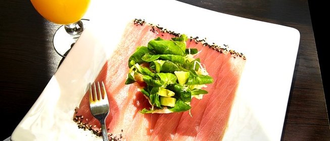 Карпаччо из тунца