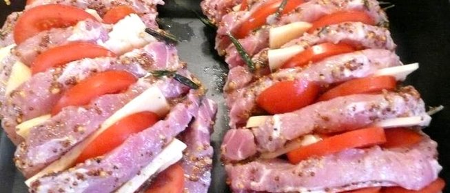 Свинина с помидорами