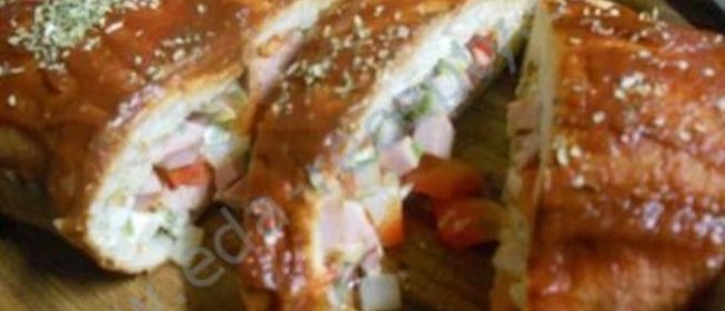 Закрытая пицца Кальцоне