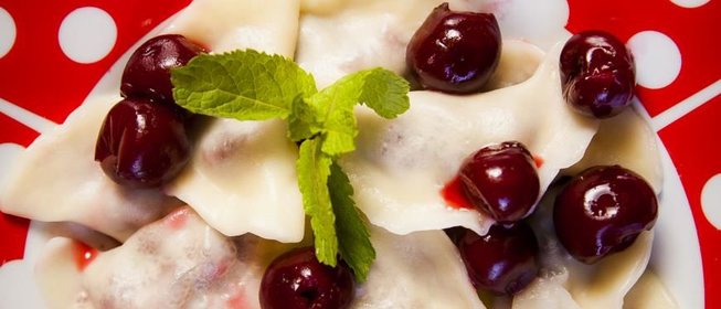 Вареники с вишней