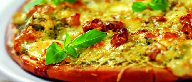 Орехово-сырная пицца