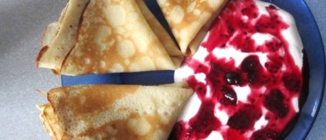 Блины из детской смеси