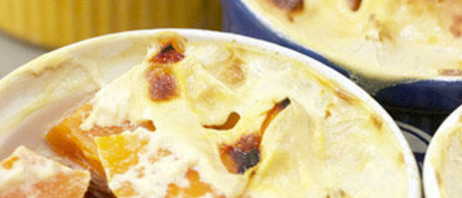 Запеченная тыква с изюмом