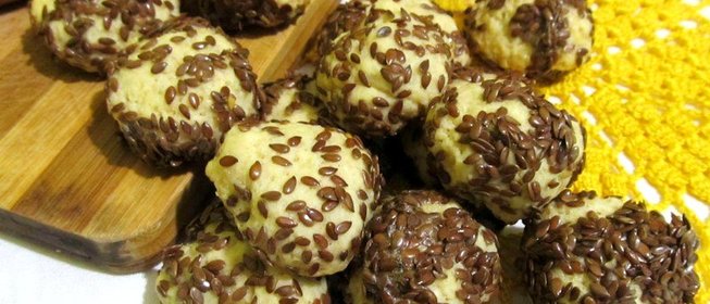 Печенье с семенами льна