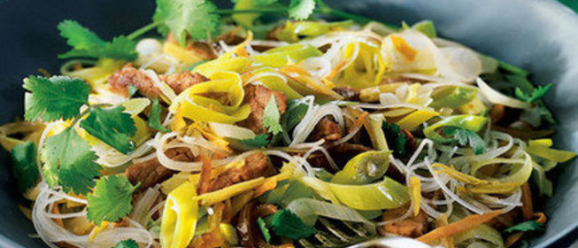 Свинина с пореем по-китайски