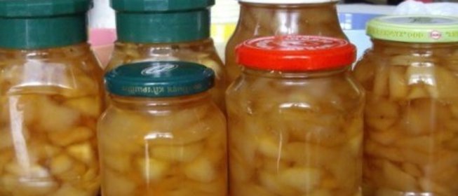 Быстрое варенье из груш