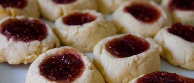 Малиновое печенье
