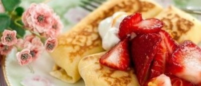 Блинчики, фаршированные творогом