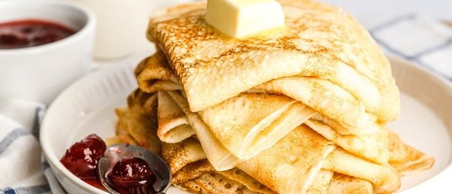 Блинчики на молоке