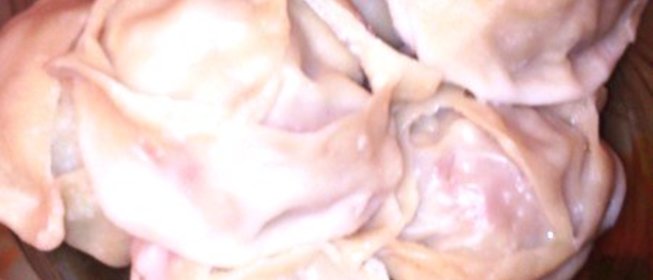 Манты с куриным фаршем