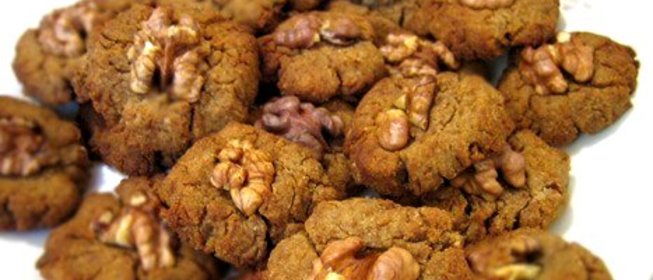 Шоколадное гречневое печенье