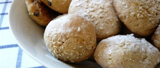 Имбирное печенье с кунжутом