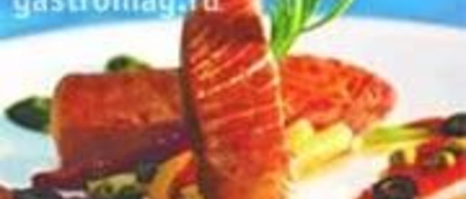 Филе тунца на гриле с соусом алла пицциолла