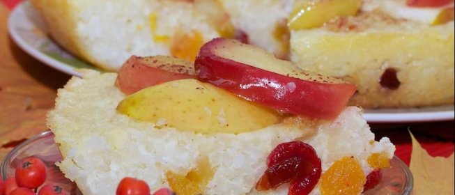 Запеканка с яблоками